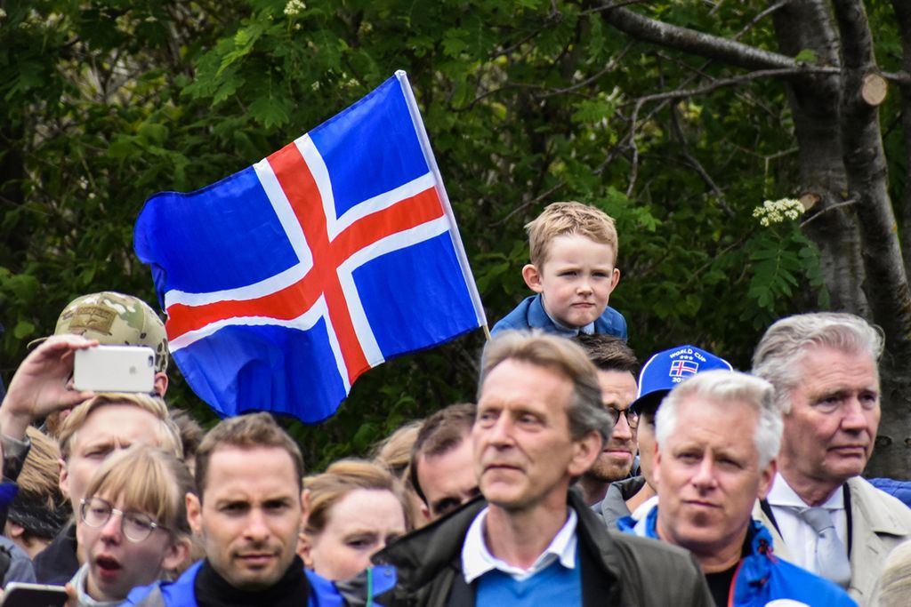 National Day in Iceland. 17 June